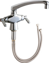Chicago Faucets (51-L8ABCP) Hot and Cold Water Mixing Sink Faucet