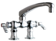  Chicago Faucets (772-L8ABCP) Hot and Cold Water Sink Faucet