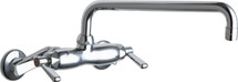 Chicago Faucets (445-L12ABCP)  Hot and Cold Water Sink Faucet