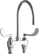 Chicago Faucets (895-317GN8AE29VAB) Hot and Cold Water Sink Faucet