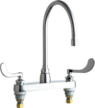 Chicago Faucets (1100-GN8AE3-317AB) Hot and Cold Water Sink Faucet