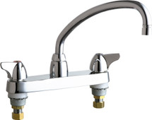 Chicago Faucets (1100-L9VPAXKABCP) Hot and Cold Water Sink Faucet