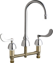 Chicago Faucets (201-AGN2AE36-317AB) Concealed Hot and Cold Water Sink Faucet