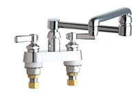  Chicago Faucets (891-DJ13ABCP)  Hot and Cold Water Sink Faucet