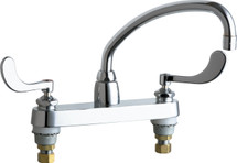 Chicago Faucets (1100-L9E35-317ABCP) Hot and Cold Water Sink Faucet