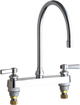 Chicago Faucets (527-GN8AE3-317ABCP)  Hot and Cold Water Sink Faucet
