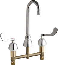 Chicago Faucets (786-GN1AE35XKABCP) Concealed Hot and Cold Water Sink Faucet