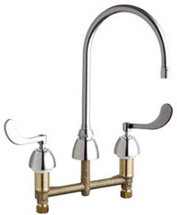  Chicago Faucets (201-G8AE2805F317AB) Concealed Hot and Cold Water Sink Faucet