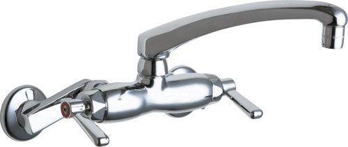  Chicago Faucets (445-L8ABCP) Hot and Cold Water Sink Faucet