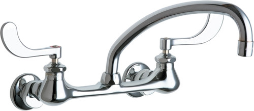  Chicago Faucets (631-L9E35ABCP) Hot and Cold Water Sink Faucet