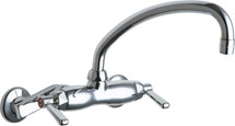Chicago Faucets (445-L9E35RABCP)  Hot and Cold Water Sink Faucet