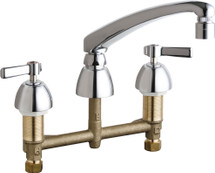 Chicago Faucets (201-AL8E29V317XKAB) Concealed Hot and Cold Water Sink Faucet