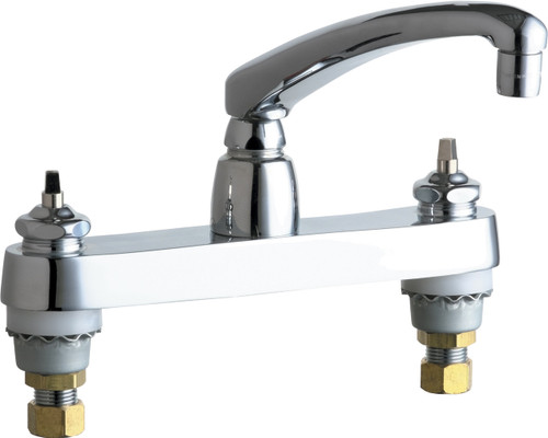  Chicago Faucets (1100-LEHAB) Hot and Cold Water Sink Faucet