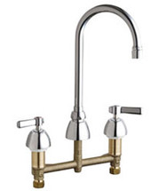 Chicago Faucets (201-RSGN2AE35VAB) Concealed Hot and Cold Water Sink Faucet