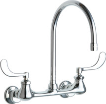 Chicago Faucets (631-GN8AE3ABCP) Hot and Cold Water Sink Faucet