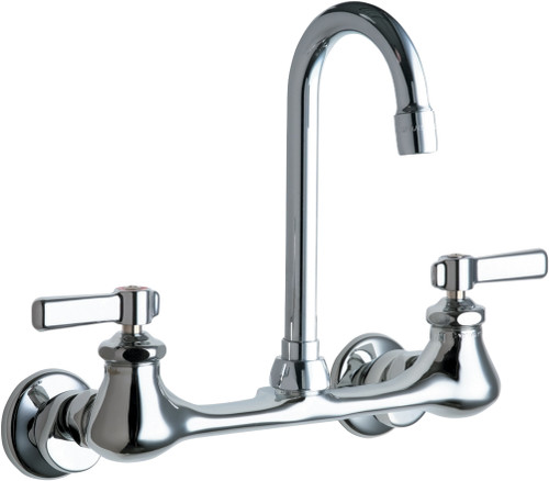  Chicago Faucets (540-LDGN1AE3ABCP)  Hot and Cold Water Sink Faucet