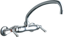 Chicago Faucets (445-L9VPCABCP) Hot and Cold Water Sink Faucet