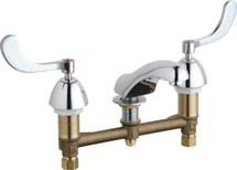Chicago Faucets (404-E70-317ABCP) Concealed Hot and Cold Water Sink Faucet
