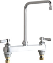Chicago Faucets (527-HA8XKABCP) Hot and Cold Water Sink Faucet