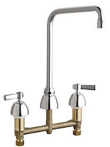Chicago Faucets (201-RSHA8AE35VXKAB) Concealed Hot and Cold Water Sink Faucet