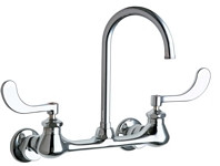  Chicago Faucets (631-GN2FCABCP) Hot and Cold Water Sink Faucet