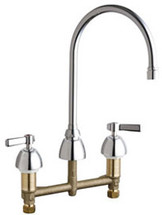 Chicago Faucets (201-RSGN8AE3VPABCP) Concealed Hot and Cold Water Sink Faucet