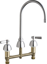 Chicago Faucets (201-RSGN8AE3VXKAB) Concealed Hot and Cold Water Sink Faucet