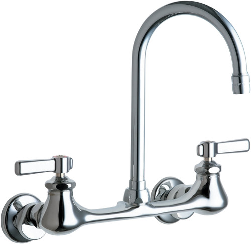 Chicago Faucets (540-LDGN2AE3ABCP) Hot and Cold Water Sink Faucet