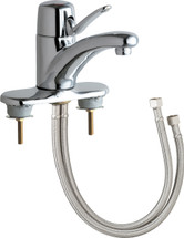 Chicago Faucets (2200-4E37ABCP) Single Lever Hot and Cold Water Mixing Sink Faucet