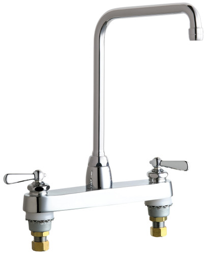  Chicago Faucets (1100-HA8E35-241AB) Hot and Cold Water Sink Faucet