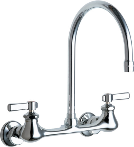  Chicago Faucets (540-LDGN8AE3ABCP) Hot and Cold Water Sink Faucet