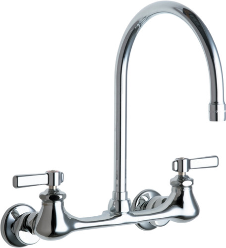  Chicago Faucets (540-LDGN8AE35ABCP) Hot and Cold Water Sink Faucet