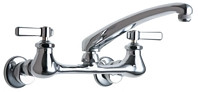 Chicago Faucets (540-LDL8E1ABCP)  Hot and Cold Water Sink Faucet