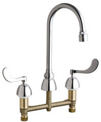  Chicago Faucets (786-E29VPCABCP) Concealed Hot and Cold Water Sink Faucet
