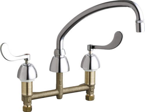  Chicago Faucets (786-L9E72ABCP) Concealed Hot and Cold Water Sink Faucet