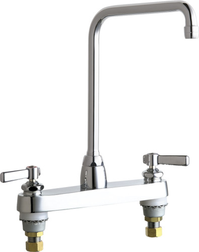  Chicago Faucets (1100-HA8-369ABCP) Hot and Cold Water Sink Faucet