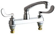  Chicago Faucets (1100-319ABCP) Hot and Cold Water Sink Faucet