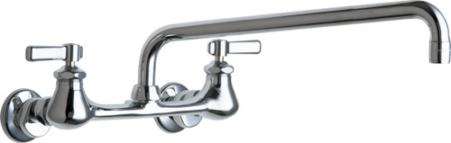  Chicago Faucets (540-LDL15E35ABCP)  Hot and Cold Water Sink Faucet