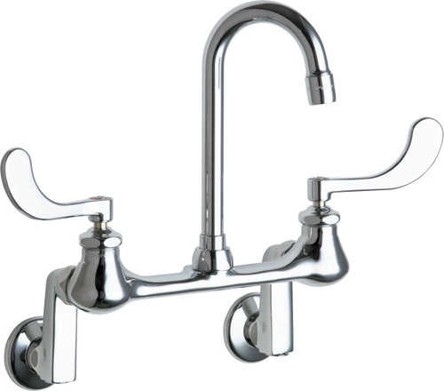  Chicago Faucets (631-E35RABCP) Hot and Cold Water Sink Faucet