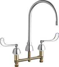 Chicago Faucets (786-GN8AE72-319AB) Concealed Hot and Cold Water Sink Faucet