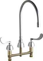 Chicago Faucets (786-GN10AE3SWGABCP)  Concealed Hot and Cold Water Sink Faucet