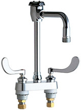 Chicago Faucets (895-317GN8BVBE2-2) Hot and Cold Water Sink Faucet