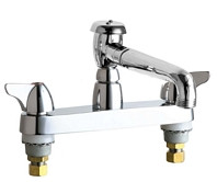 Chicago Faucets (1100-L5VBCP)  Hot and Cold Water Sink Faucet