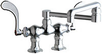 Chicago Faucets (772-DJ13-317XKABCP)  Hot and Cold Water Sink Faucet