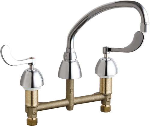  Chicago Faucets (786-LR9E3V317AB) Concealed Hot and Cold Water Sink Faucet