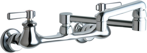 Chicago Faucets (540-LDDJ13E35ABCP) Hot and Cold Water Sink Faucet