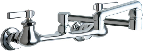  Chicago Faucets (540-LDDJ13ABCP) Hot and Cold Water Sink Faucet