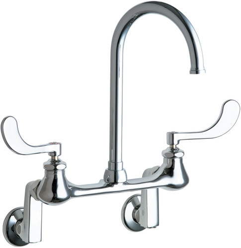  Chicago Faucets (631-RGN2FCABCP) Hot and Cold Water Sink Faucet