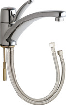 Chicago Faucets (2300-E2805ABCP)  Single Lever Hot and Cold Water Mixing Sink Faucet