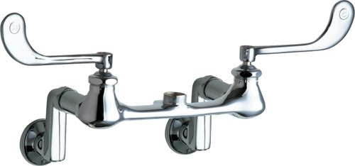  Chicago Faucets (814-LES) Hot and Cold Water Sink Faucet